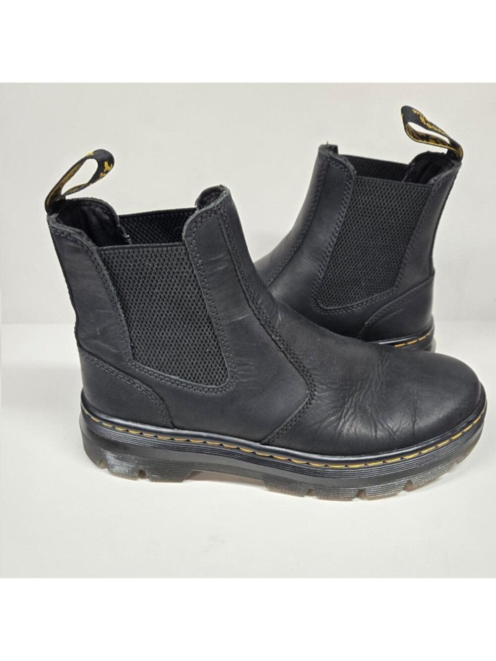 Dr. Martens Embury black leather Chelsea Boots